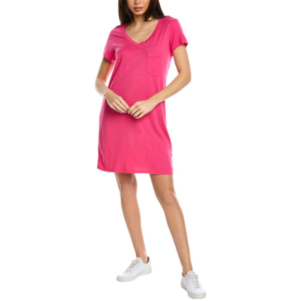 MICHAEL STARS T-shirt Shift Dress In Pink |‎ Size S
